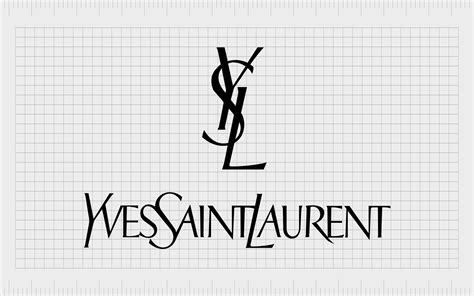 yves saint laurent logo font|More.